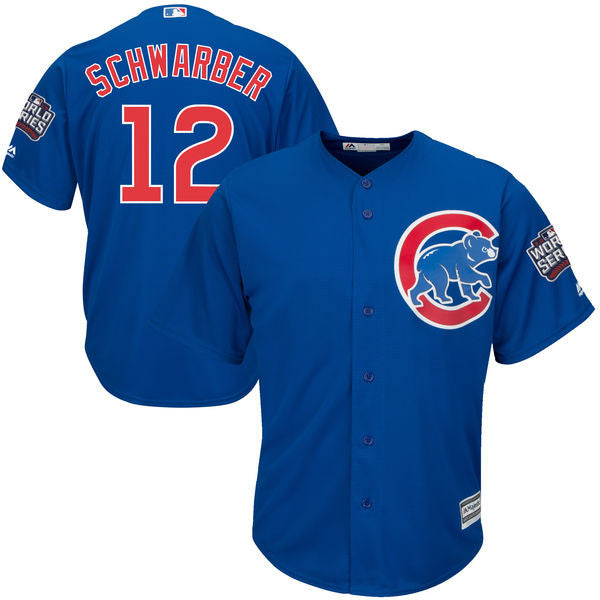 Kyle Schwarber Chicago Cubs royal jersey