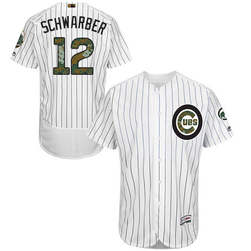Kyle Schwarber Chicago Cubs white jersey