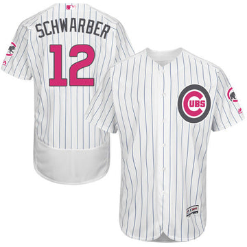 Kyle Schwarber Chicago Cubs white jersey