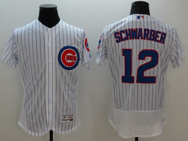 Kyle Schwarber Chicago Cubs white jersey