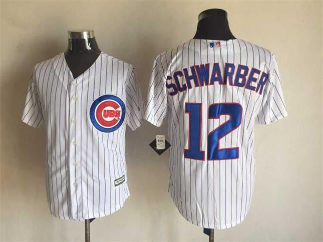 Kyle Schwarber Chicago Cubs white jersey