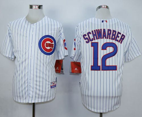 Kyle Schwarber Chicago Cubs white jersey