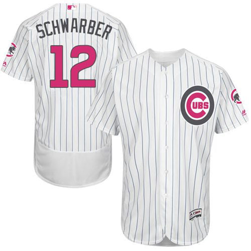 Kyle Schwarber Chicago Cubs white Authentic jersey