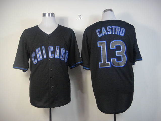 Castro Chicago Cubs black Fashion jersey