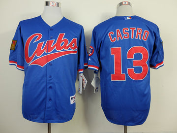 Castro Chicago Cubs blue jersey