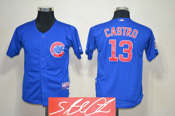 Castro Chicago Cubs blue jersey
