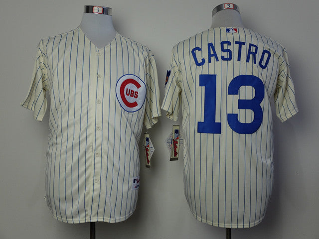 Castro Chicago Cubs cream jersey