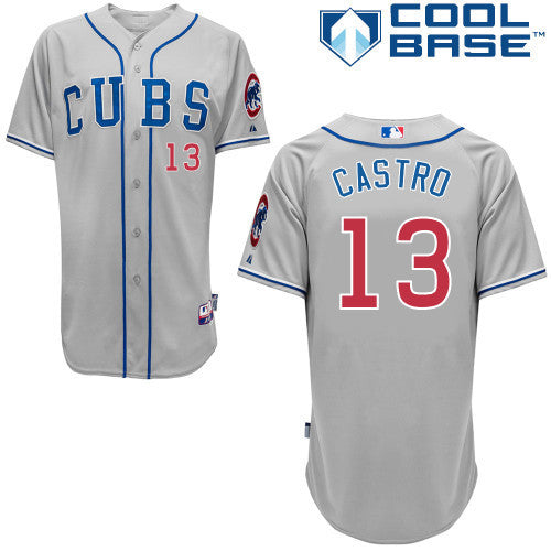 Castro Chicago Cubs grey jersey