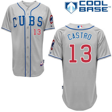 Castro Chicago Cubs grey jersey