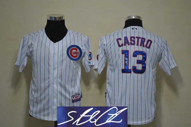 Castro Chicago Cubs white jersey