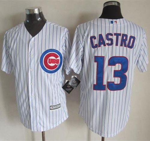 Starlin Castro Chicago Cubs white jersey