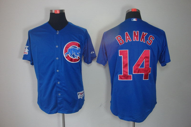 Banks Chicago Cubs blue jersey