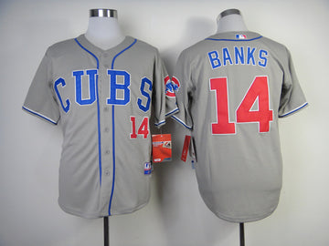Banks Chicago Cubs grey jersey