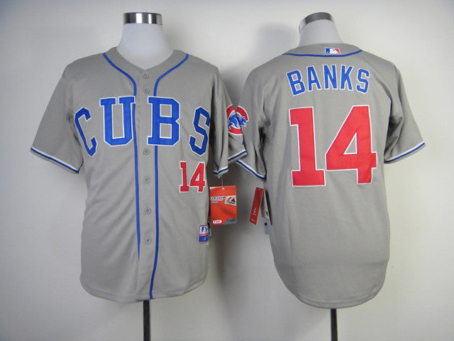 Banks Chicago Cubs grey jersey