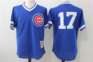 Kris Bryant Chicago Cubs blue Cooperstown jersey