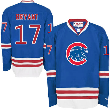 Kris Bryant Chicago Cubs blue jersey