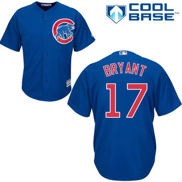 Kris Bryant Chicago Cubs blue jersey