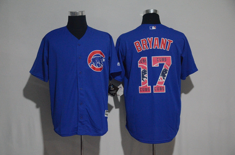 Kris Bryant Chicago Cubs blue jersey