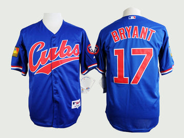 Kris Bryant Chicago Cubs blue jersey