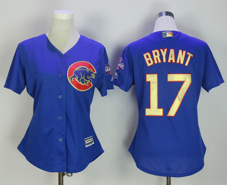 Kris Bryant Chicago Cubs blue jersey