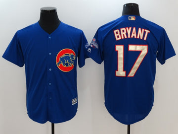 Kris Bryant Chicago Cubs blue jersey
