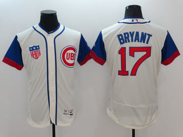 Kris Bryant Chicago Cubs cream jersey