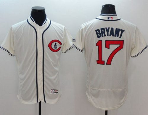 Kris Bryant Chicago Cubs cream Authentic jersey