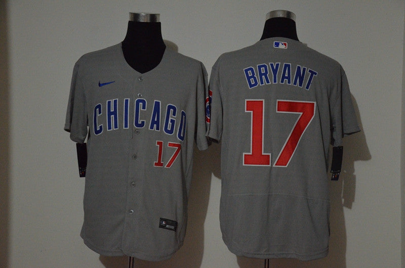 Kris Bryant Chicago Cubs gray jersey