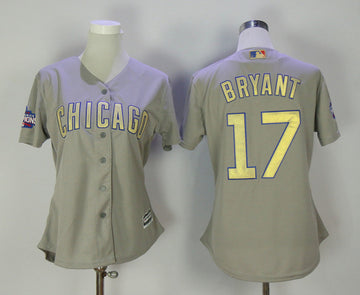 Kris Bryant Chicago Cubs gray jersey