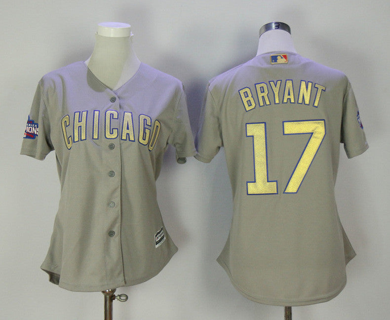 Kris Bryant Chicago Cubs gray jersey