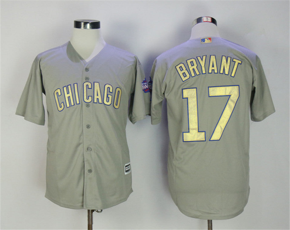 Kris Bryant Chicago Cubs gray jersey