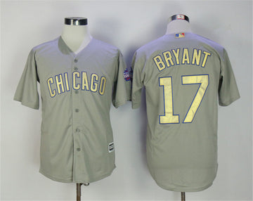 Kris Bryant Chicago Cubs gray jersey