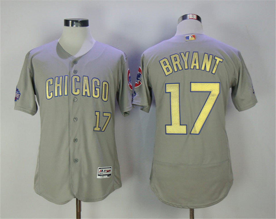 Kris Bryant Chicago Cubs gray jersey