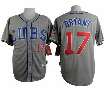 Kris Bryant Chicago Cubs grey Alternate jersey