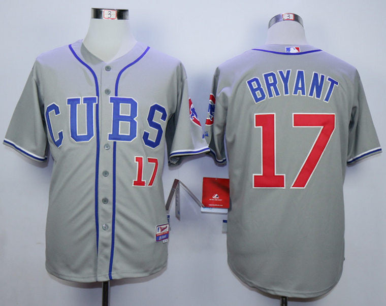 Kris Bryant Chicago Cubs grey jersey