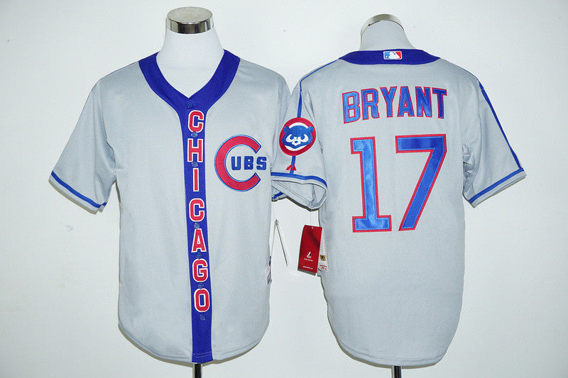Kris Bryant Chicago Cubs grey Cooperstown jersey