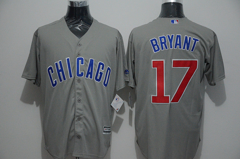 Kris Bryant Chicago Cubs grey jersey