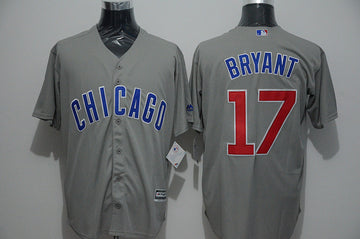 Kris Bryant Chicago Cubs grey jersey