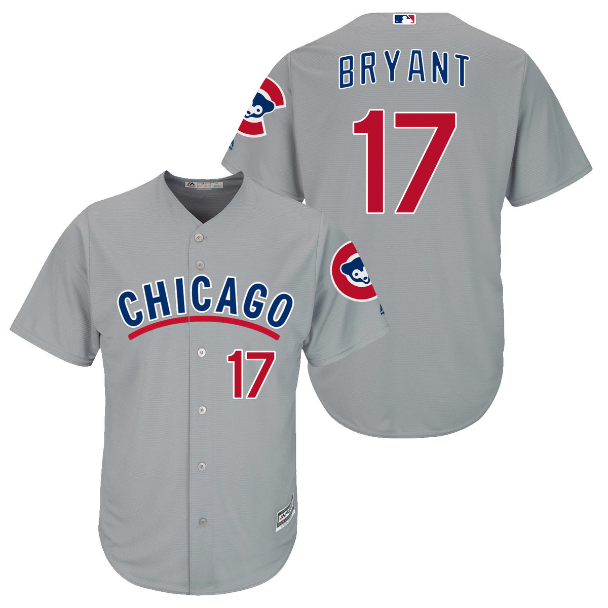 Kris Bryant Chicago Cubs grey jersey