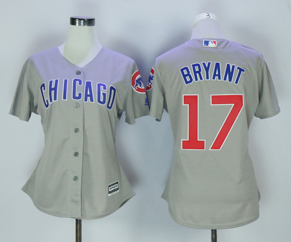 Kris Bryant Chicago Cubs grey jersey