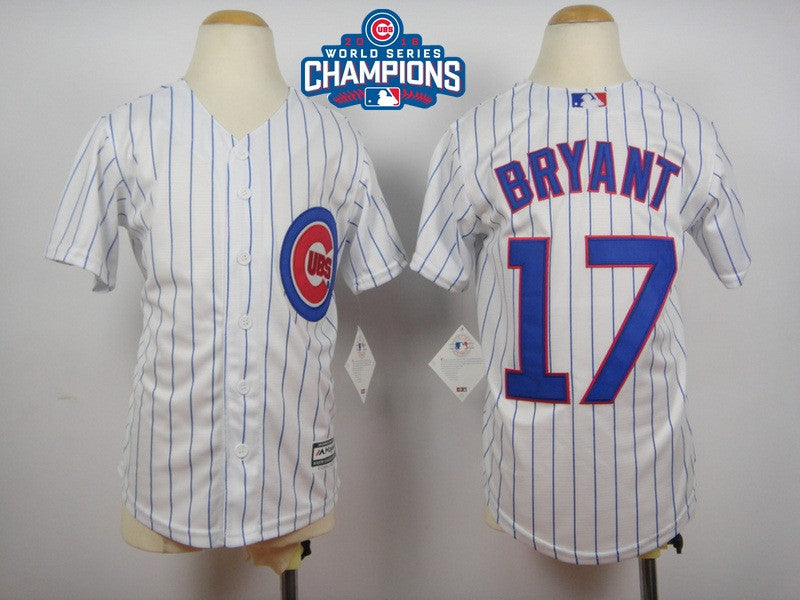 Kris Bryant Chicago Cubs white jersey