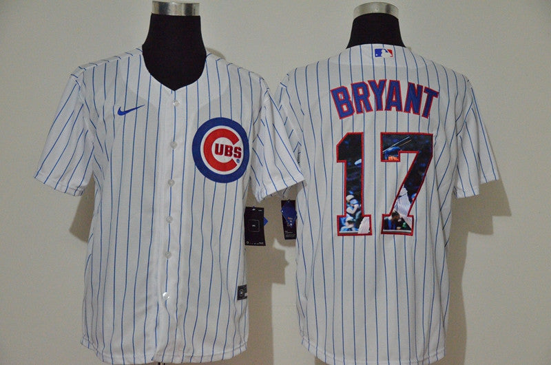 Kris Bryant Chicago Cubs white jersey