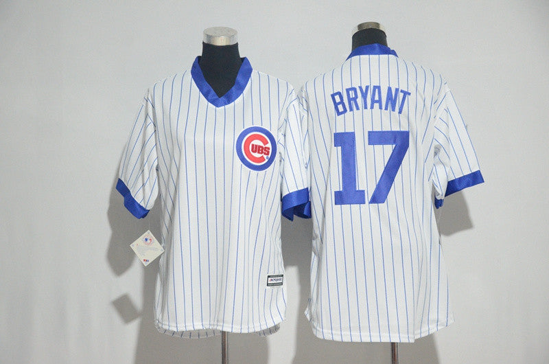 Kris Bryant Chicago Cubs white Cooperstown jersey