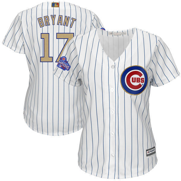 Kris Bryant Chicago Cubs white jersey