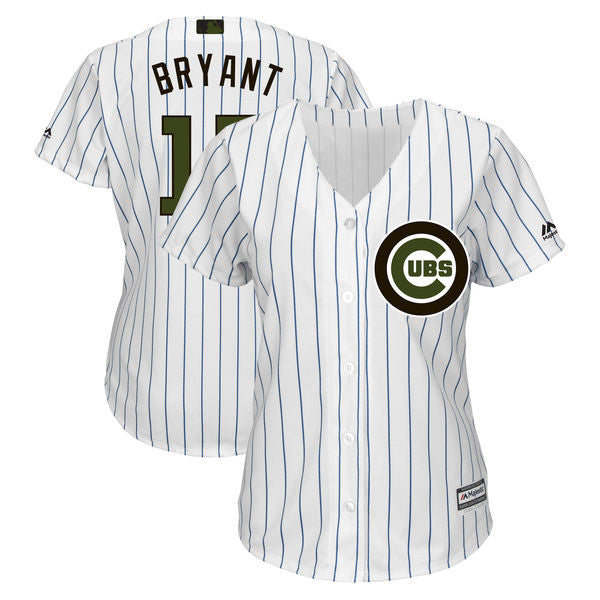 Kris Bryant Chicago Cubs white jersey