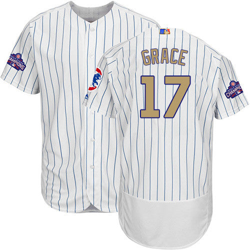 Mark Grace Chicago Cubs white jersey