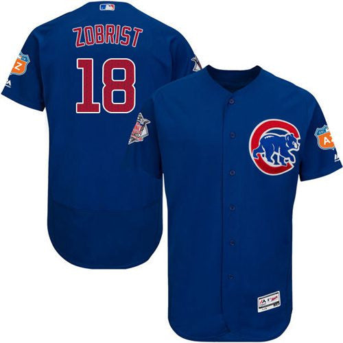 Ben Zobrist Chicago Cubs blue Authentic jersey