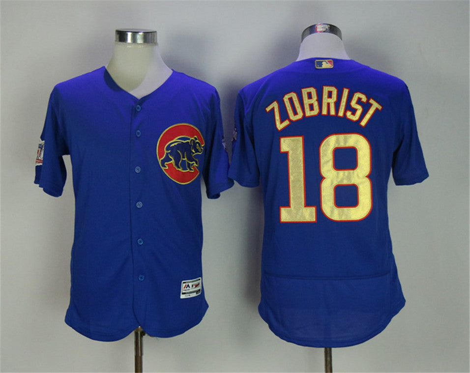 Ben Zobrist Chicago Cubs blue jersey