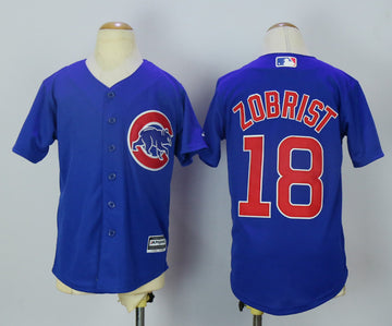 Ben Zobrist Chicago Cubs blue jersey