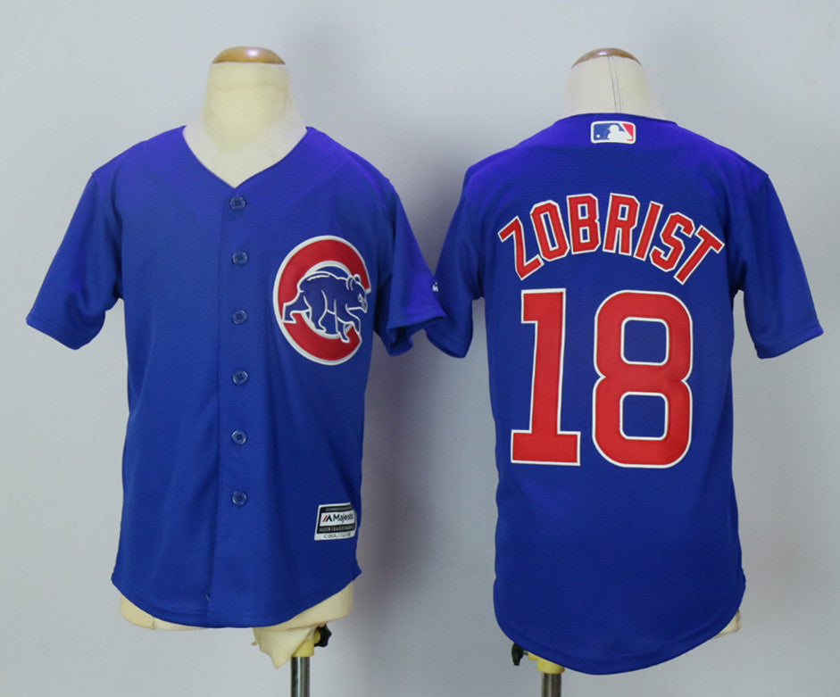 Ben Zobrist Chicago Cubs blue jersey
